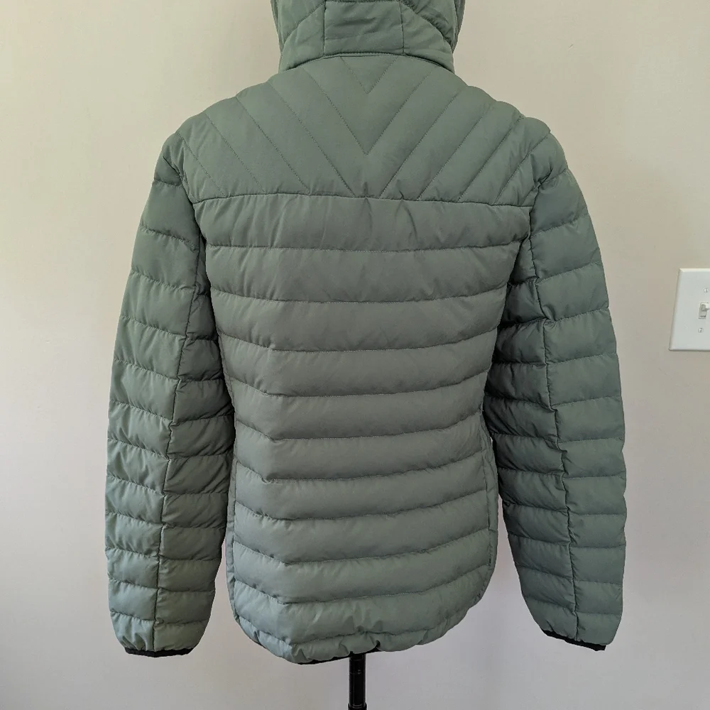 Michael Kors Ultra Light‎ Down Filled Puffer Coat Olive Green